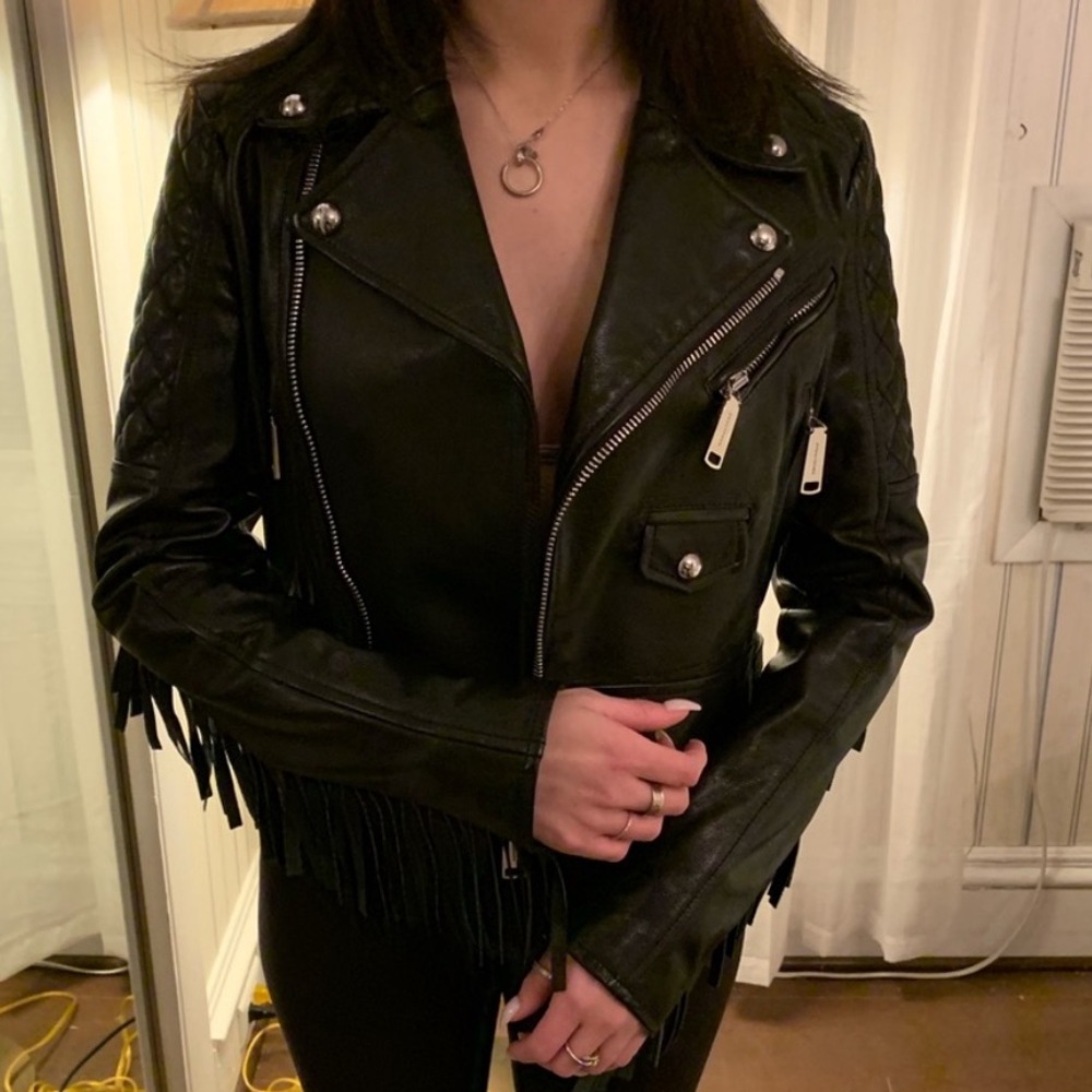 Dsquared2 Black Leather Jacket - image 5